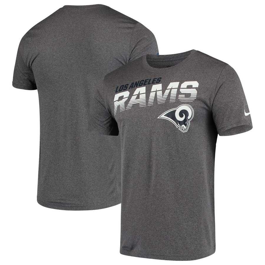 Los Angeles Rams Nike Sideline Line of Scrimmage Legend Performance T-Shirt Heathered Gray,We sell and wholesale Los Angeles Rams Nike Sideline Line of Scrimmage Legend Performance T-Shirt Heathered Gray on line form chian!